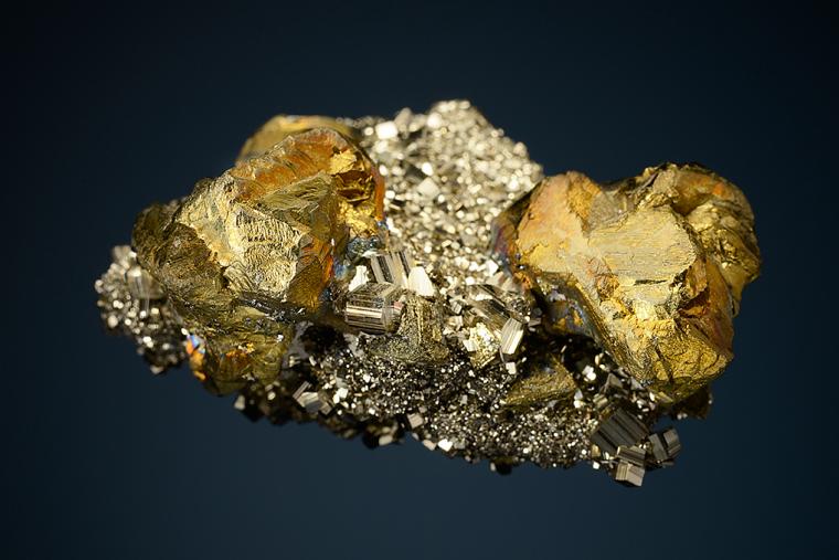 CHALCOPYRITE on PYRITE